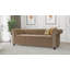 Chesterfield Hanna 3 Seater Sofa with Sleeping Function Made of Velvet Fabric with Solid Wood Legs-697177733