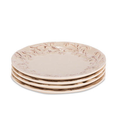 Acanthus Stoneware Appetizer Plates