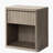 Fluted bedside table with drawer storage-109956012