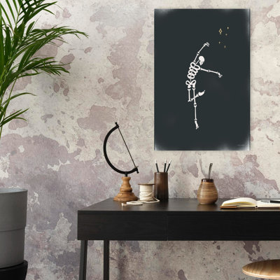 «Dancing Skeletons I», art contemporain abstrait