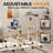 Small Standing Desk Adjustable Height, Mobile Stand Up Desk With Wheels-1057985157