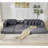 Oversize Cloud Sectional Couch (Left Facing Sofa)-1719534654-1719534644