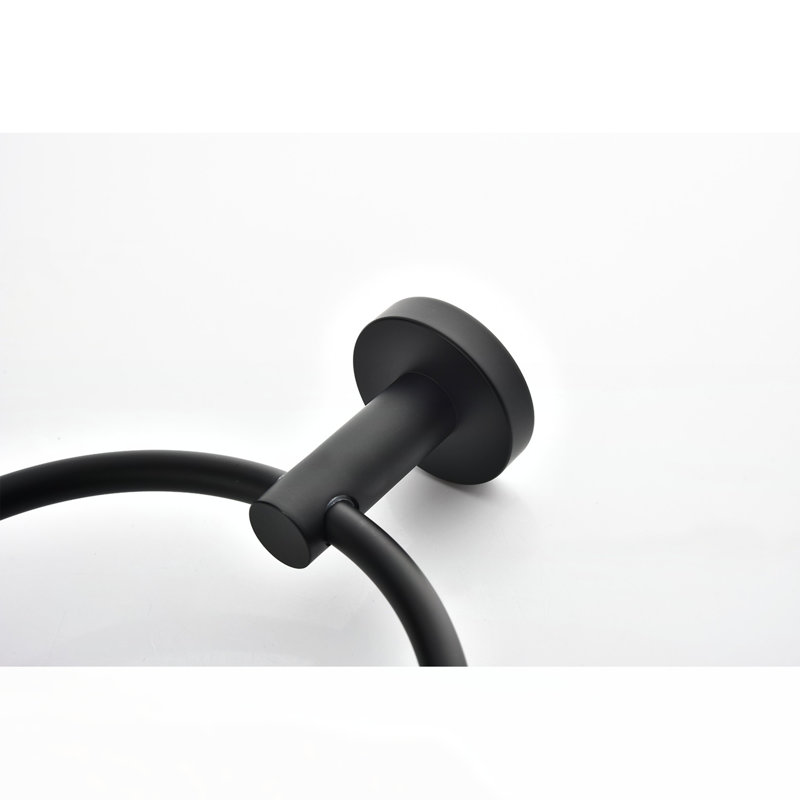 Porte-serviettes, Noir mat