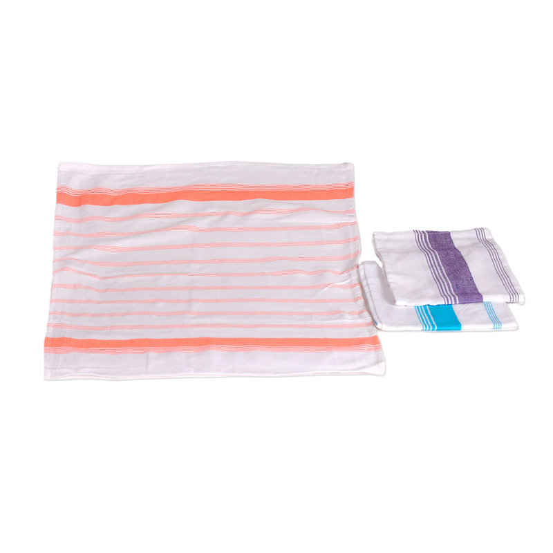 Cotton Stripe Dish Cloth Kitchen Towel