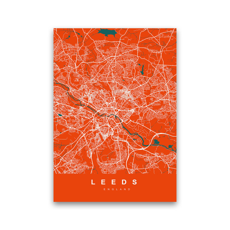 Leeds I - Print, Wrapped Canvas, 30cm H x 21cm W x 1cm D