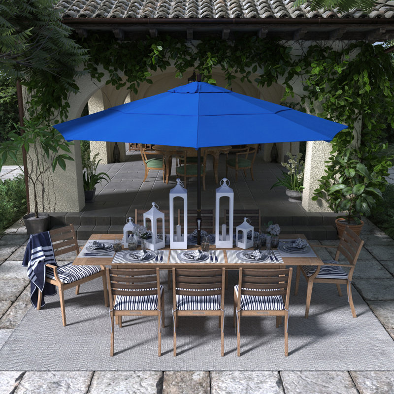 132'' Market Umbrella, Royal Blue Performance