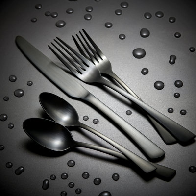Abril 18/0 Mirror Stainless Steel 20 Pieces Flatware Set