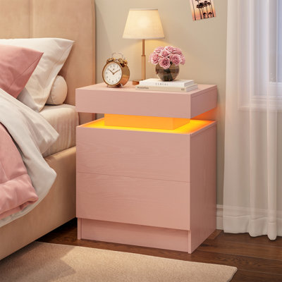 Westerly Wooden Nightstand with Charging Station