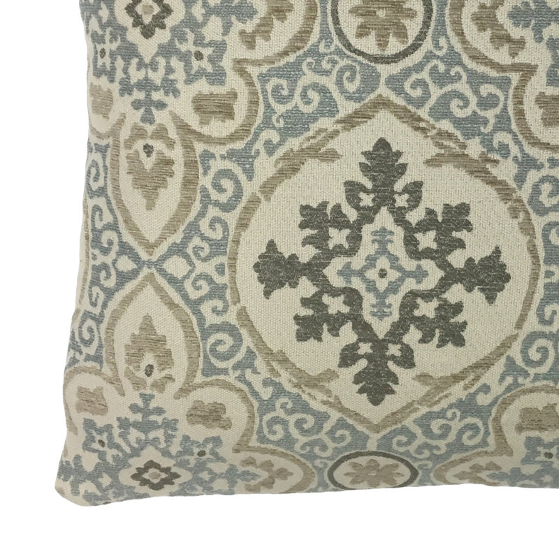 Housse et insert de coussin carré , 24 po x 24 po, bleu