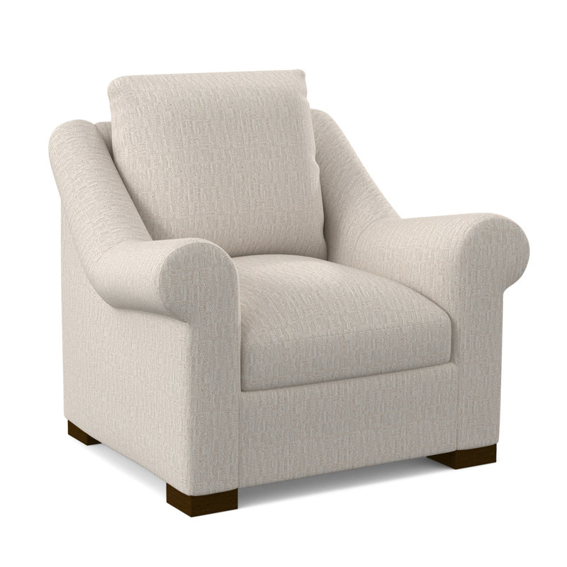 Chaise Canyon, Noyer noir, Viscose brouillards blancs
