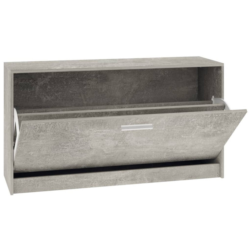Aubrie Storage Bench, Concrete Grey