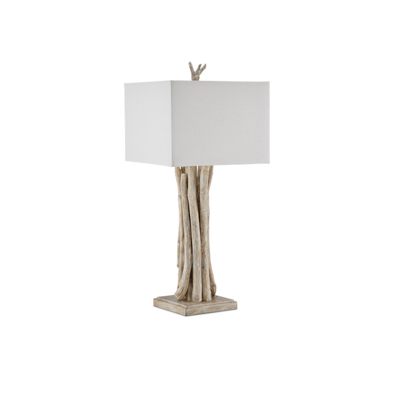 Lampe de table en bois massif Driftwood