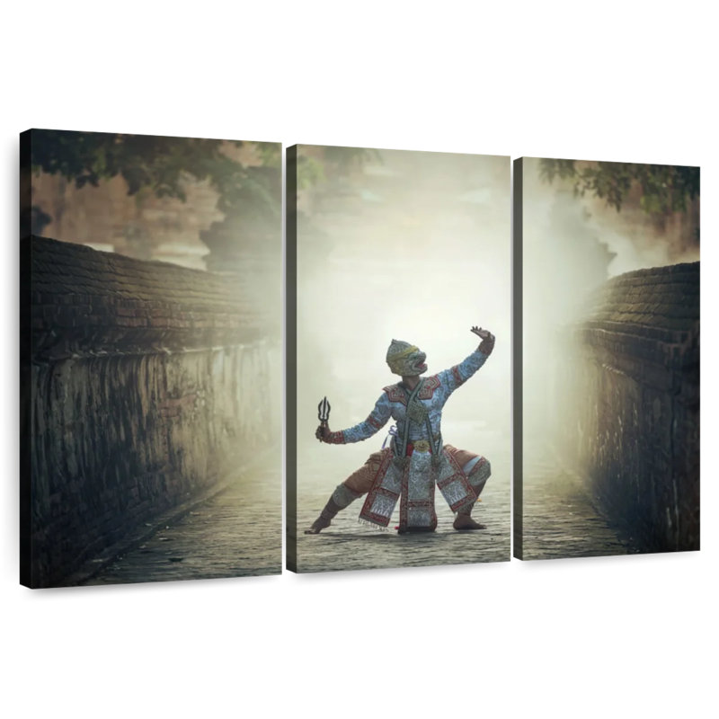 Enn Khon Dancer, 24" H x 38" W