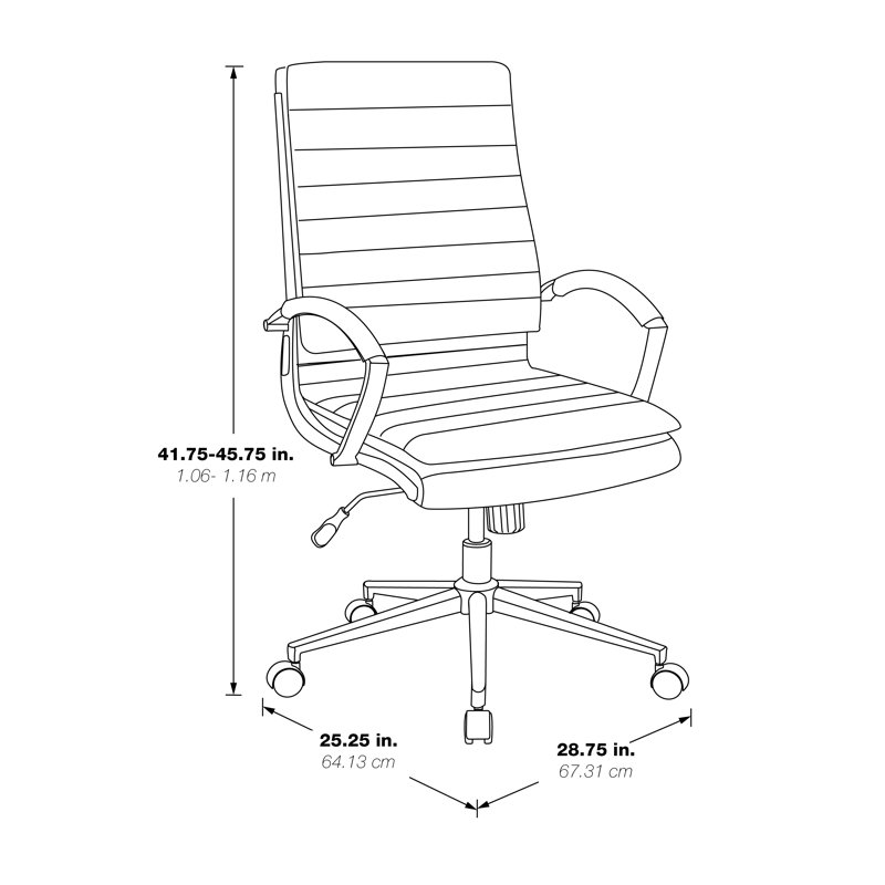 Fauteuil de conférence en similicuir Pro-Line II, Anthracite