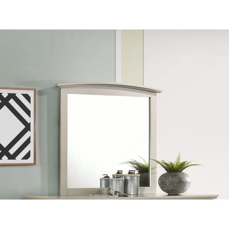 Elegant Silver Champagne Wall Mirror
