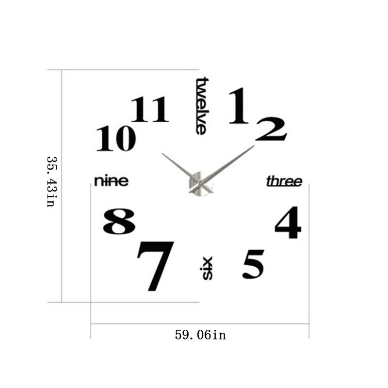 Wall Clock, Black