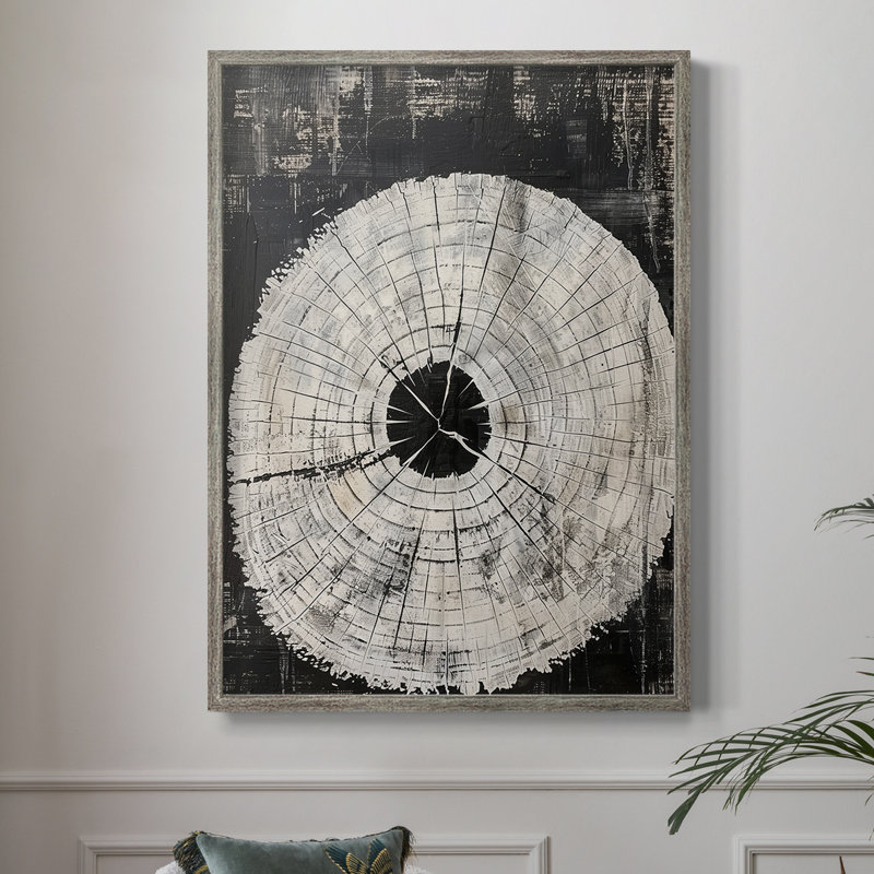 ABSTRACT Series CLXIV, reproduction encadrée - bois massif, H 30 po x l 24 po