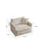 Fauteuil de lecture profond en tissu chenille-124075537