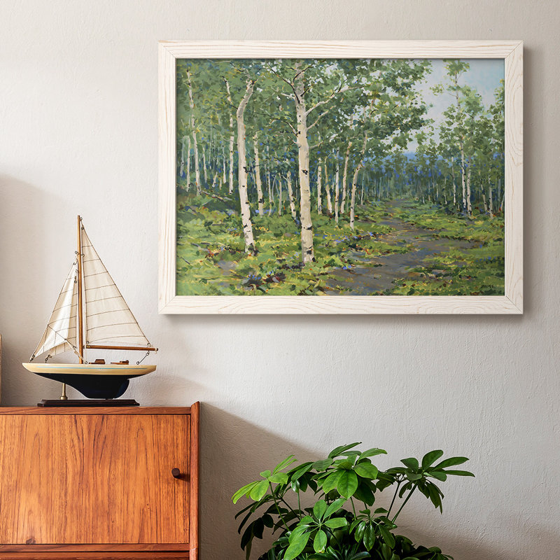 " In The Forest ", White, 18" H x 26" W x 1.5" D