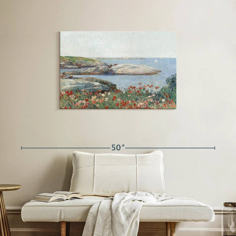 Alvord Poppies Isles Of Shoals, H 24 po x l 36 po