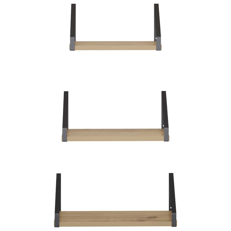 6 -Piece Steel Floating Shelf