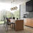 Virna 11.8"W 1-Light Glass and Metal Pendant
