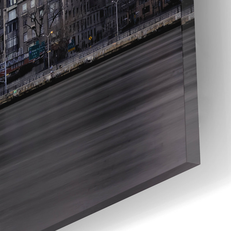 Hokku Designs 'The East Side' by Rick Berk Acrylic Glass Wall Art, 12" H x 16" W x 0.13cm D