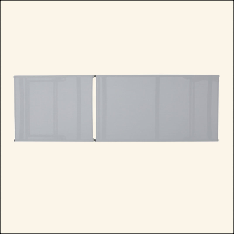 Chaise longue d'extérieur luxueuse pour une détente et des loisirs ultimes, 2 pièces, Gris clair, 2