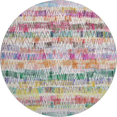 Premium Machine Washable Prisco Green Rug