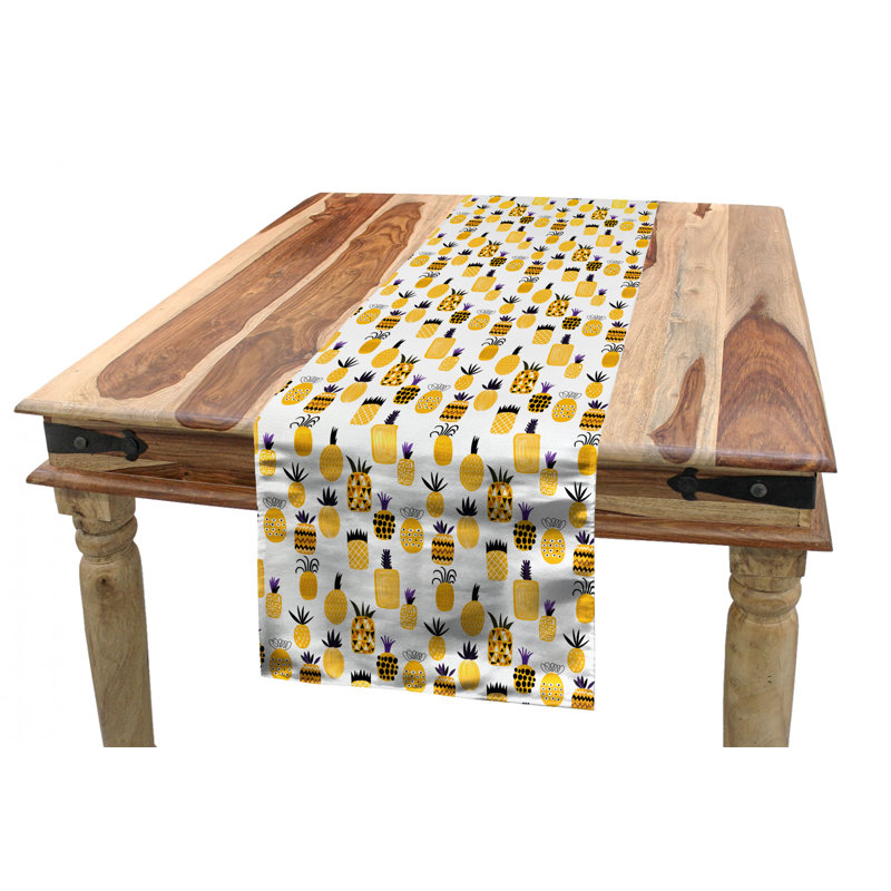 Chemin de table géométrique, 120 po x 16 po