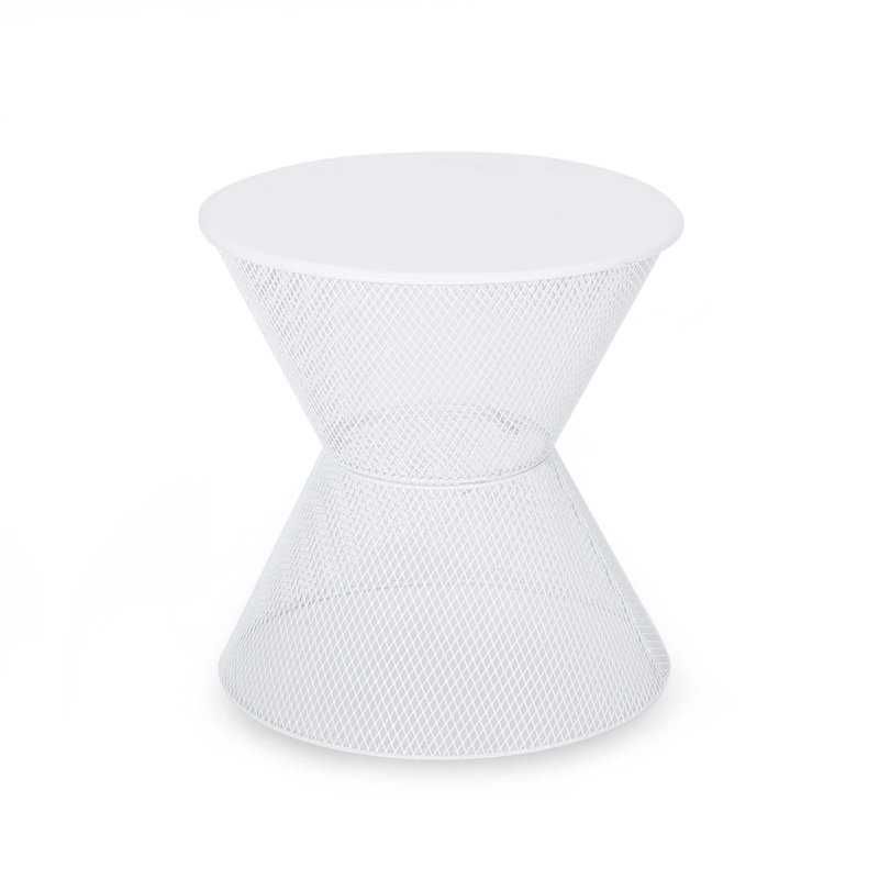 Nevada Side Table, Matte White