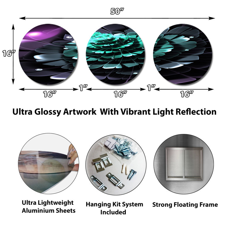 Abstract Wall Decor on Metal