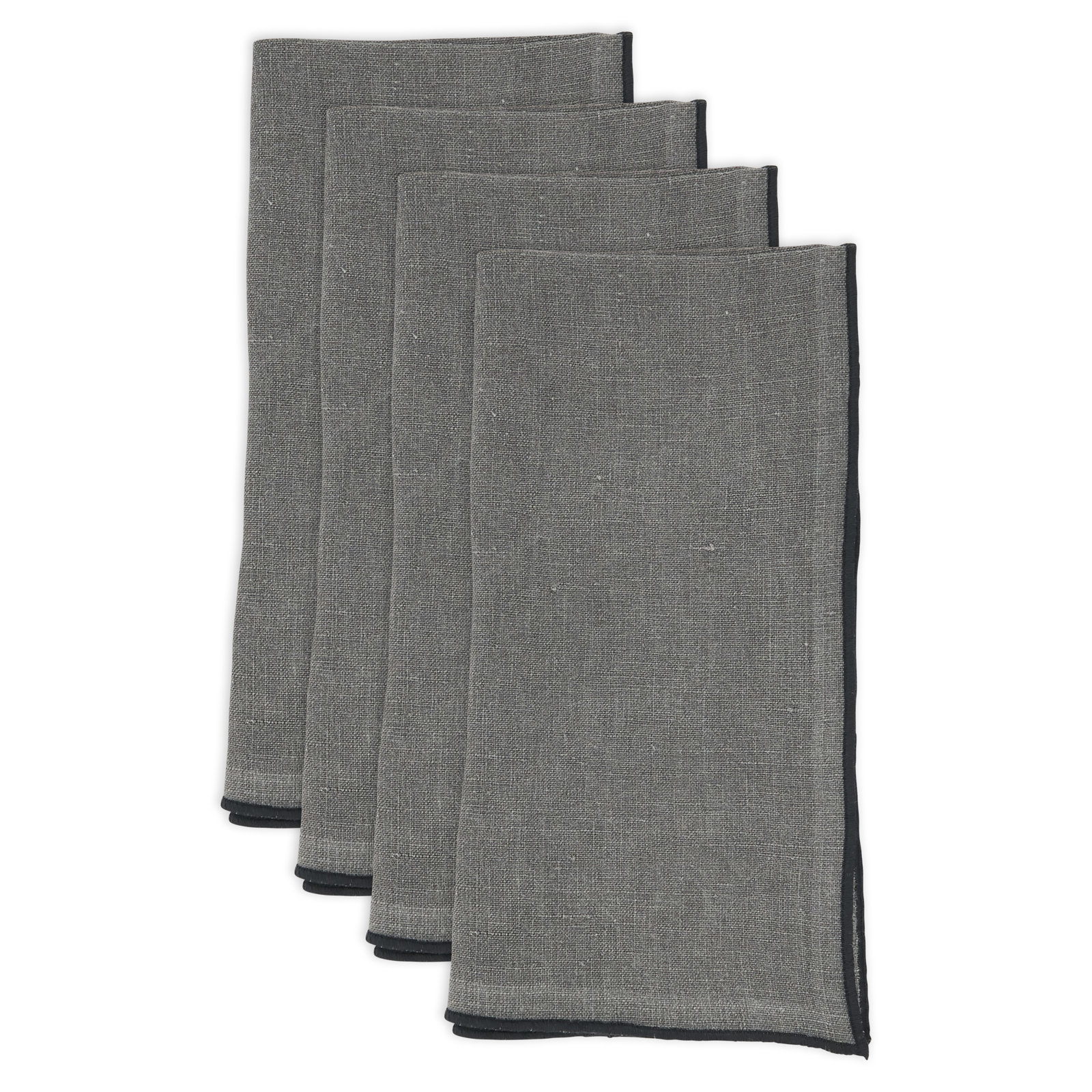 Dartmouth Reversible Linen Napkin, Slate