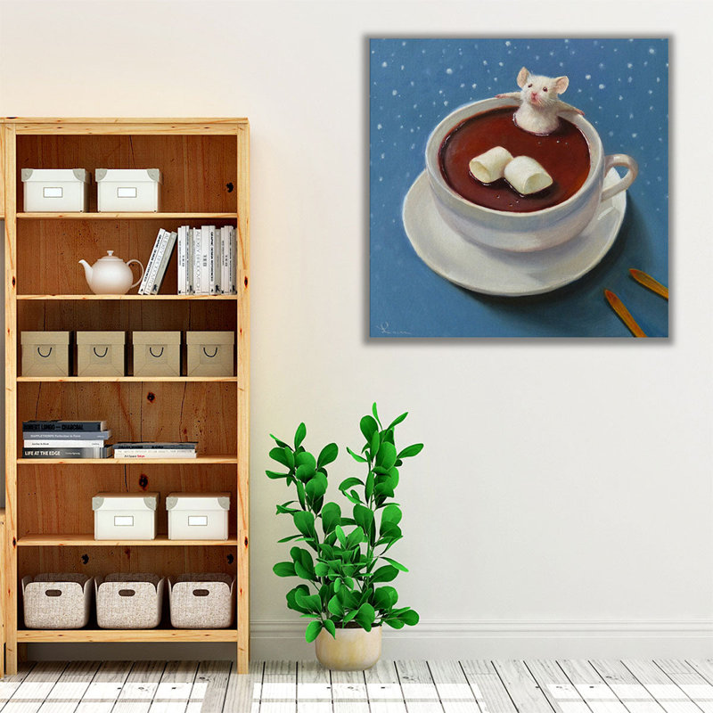 «Apres Ski», reproduction d'art sur toile, H 12 po x l 12 po