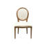 48cm H Polyester Blend Upholstered King Louis Back Accent-1450449000