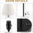 Lynee Metal USB Table Lamp-830734853
