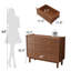 Commode 6 tiroirs Mid-Century