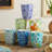 Pavillion Porcelain Mug Set of 6, 14 oz vibrant assorted mugs with global tile motifs and colorful patterns, ideal for coffee, tea, cocoa, everyday sipping, brunch and entertaining
