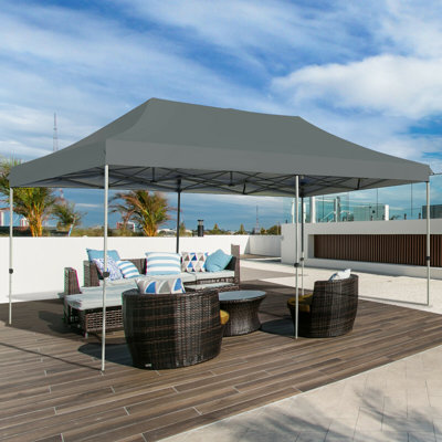 2 Ft. W x 1 Ft. D Metal Pop-Up Canopy