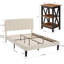 Ensemble de chambre à coucher rembourrée (ensemble de 3)-1995670845