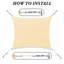 Toile d'ombrage triangulaire Royal Shade avec quincaillerie-1472333449-1472333443