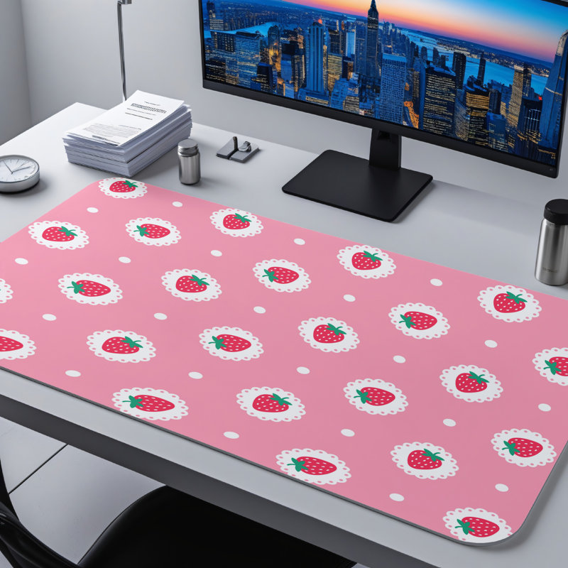 Polyester Desk Pad, 14.4x12.1
