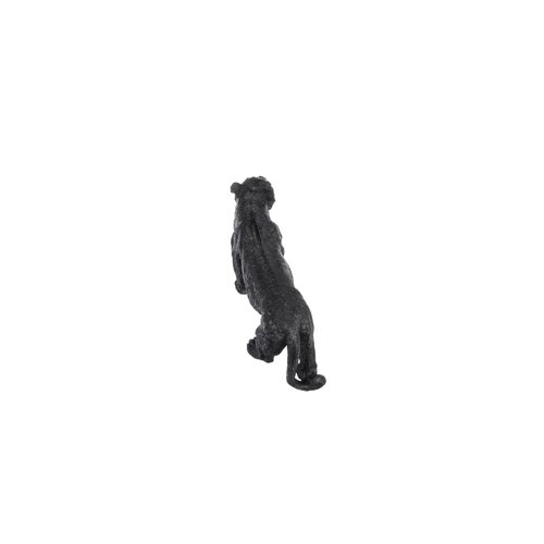 HOZUSO Black Leopard Statue Sculpture Shadowed Predator Black Panther –  outourgarden