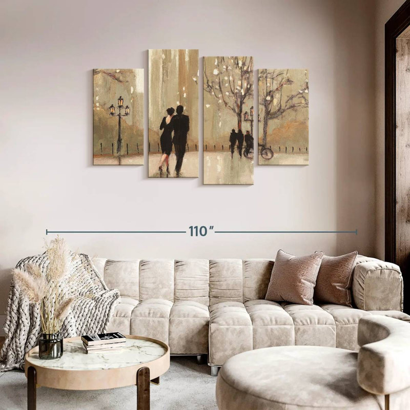 «An Evening Out Neutral I», reproduction d'art sur toile, H 75 po x l 48 po x P 1,25 po