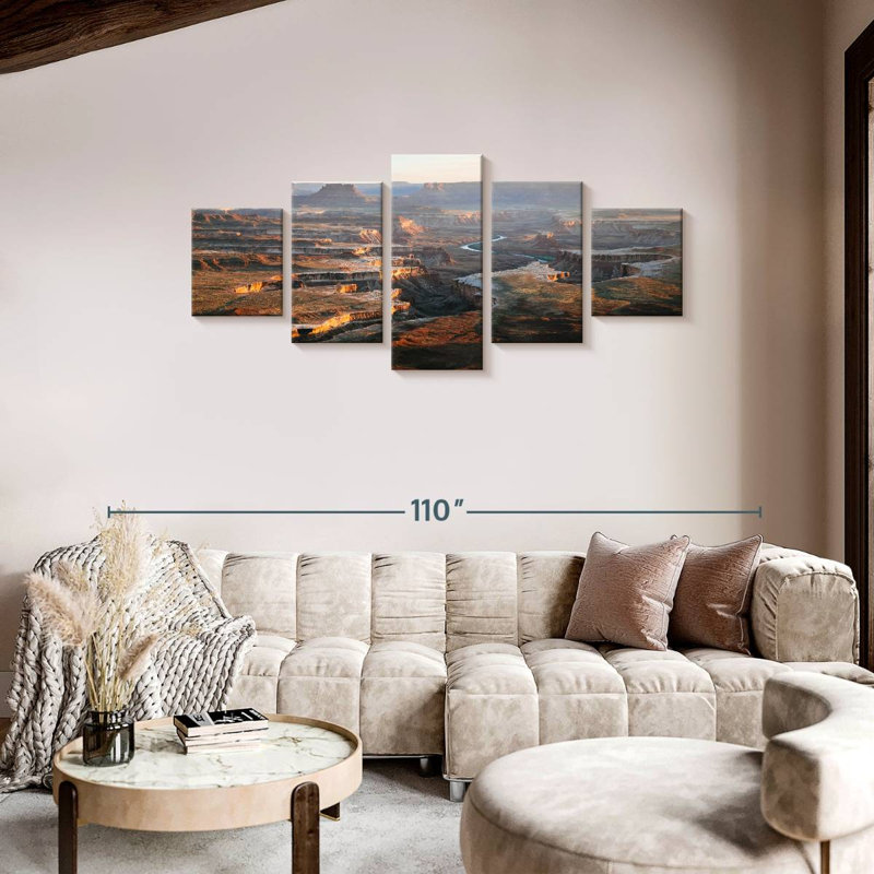 Great River, 36" H x 80" W