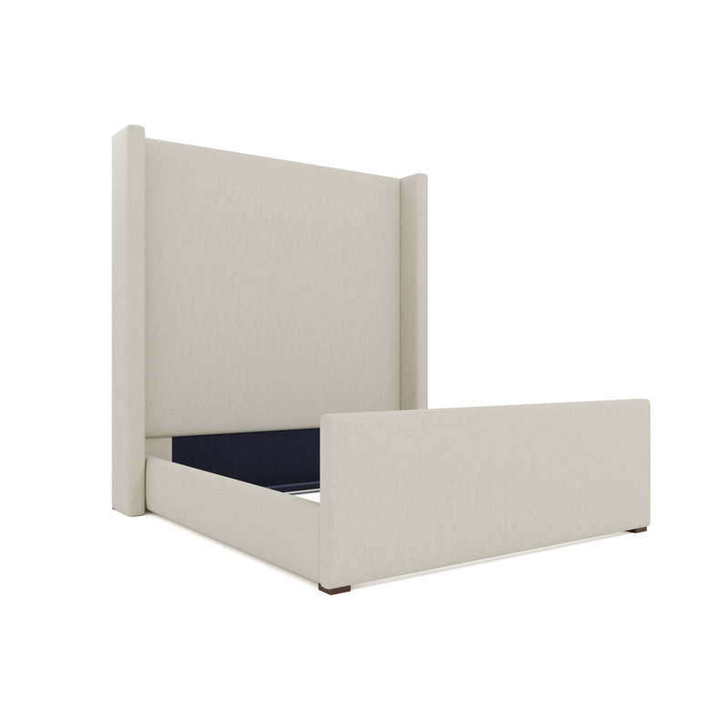 Aylet Luxe Footboard High Bed, Off White, King