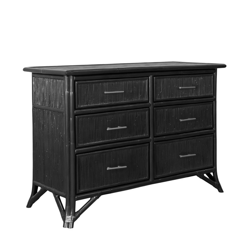 Bermuda 6 - Drawer Dresser, Black