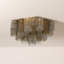 Helsinki Semi Flush in Vintage Gold Leaf