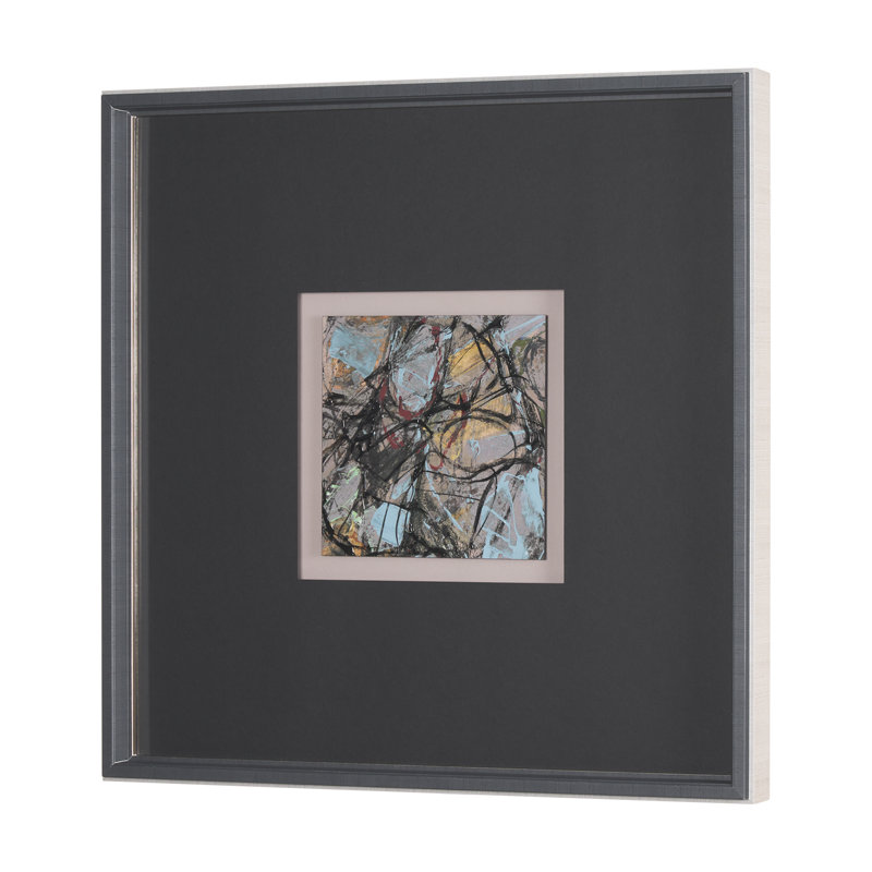 «Passtime By Studio A», reproduction d'art encadrée texturée matte sous verre, Passtime II