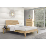 Linn Solid Wood Platform Configurable Bedroom Set